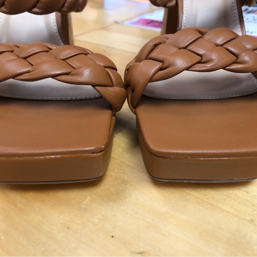 Sincerely Jules Tan Braided Sandals - Picture 4 of 8